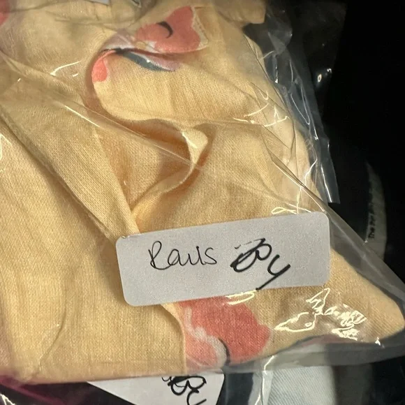 RAILS S Marley tie yellow floral spring short sleeve linen blouse shabby chic - Picture 13 of 13